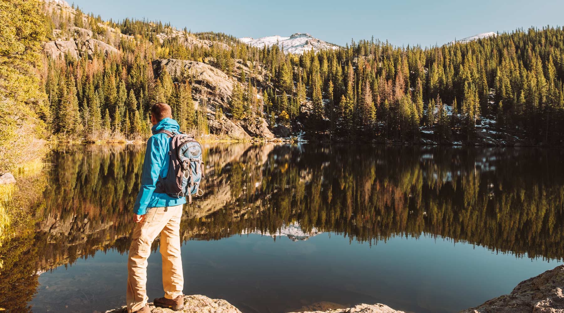 Colorado has many winter activities including hiking, biking and snowboarding