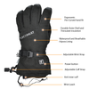 heated gloves 2 winter battery operated heated gloves are the warmest gloves in cold weather