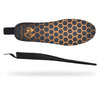 these heated insoles are made of thin and flexible materials that provide comfort and support.  they fit in any shoe or boot.  use for hunting, snowboarding, skiing, running, hiking or for everyday use