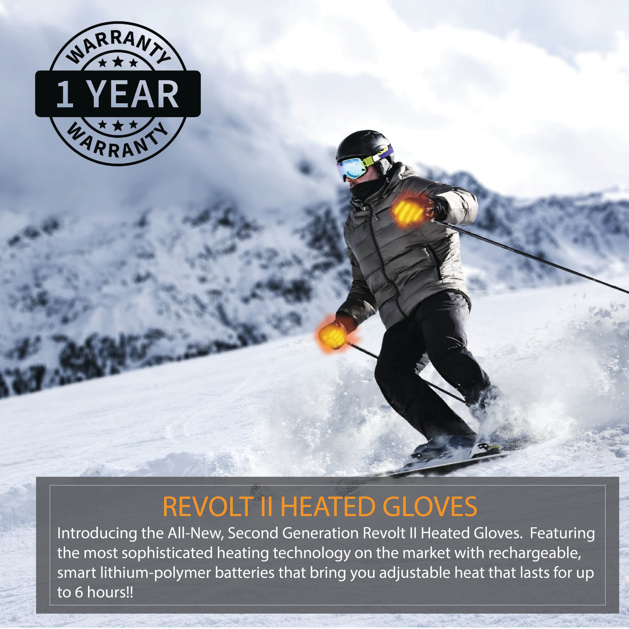 winter battery operated heated gloves are the warmest gloves in cold weather for skiing and snowboarding
